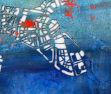 Venice hand-painted | H 60-W 82 cm | Unique Piece