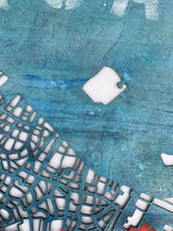 Venice hand-painted | H 60-W 82 cm | Unique Piece