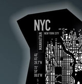 Lamp Manhattan Backlit with LED | H 130-W 70 cm |