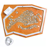 Lamp Venice Backlit with LED| H 60-W 82 cm