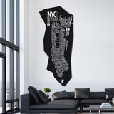 Manhattan NYC | H 210 - W 100 | Unique Piece