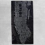 Manhattan New York City Rug Hand Knotted Wool