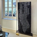 Manhattan New York City Rug Hand Knotted Wool
