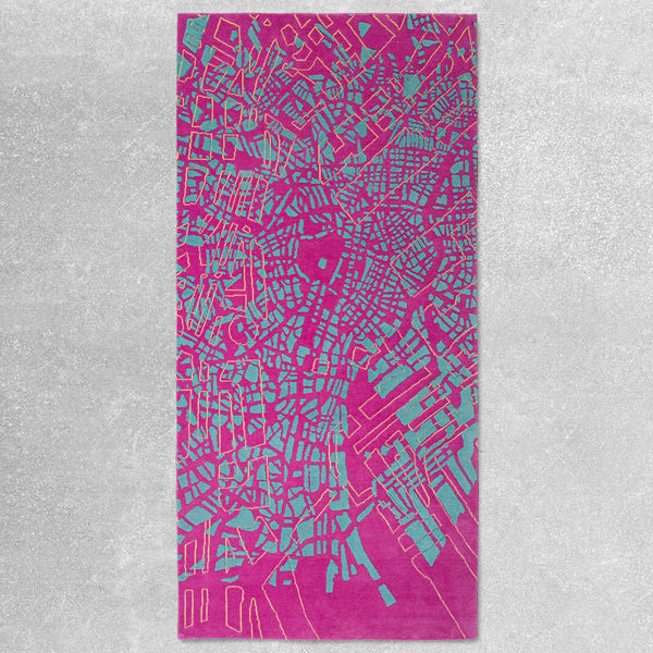 Tokyo City Rug Hand Knotted Wool