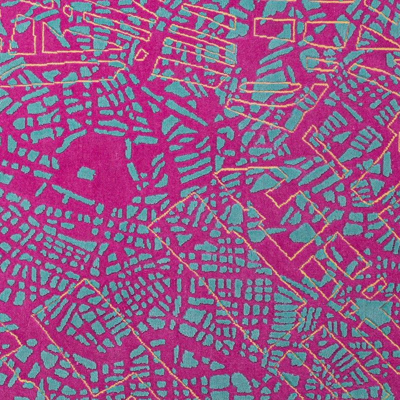 Tokyo City Rug Hand Knotted Wool