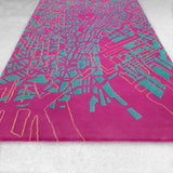 Tokyo City Rug Hand Knotted Wool