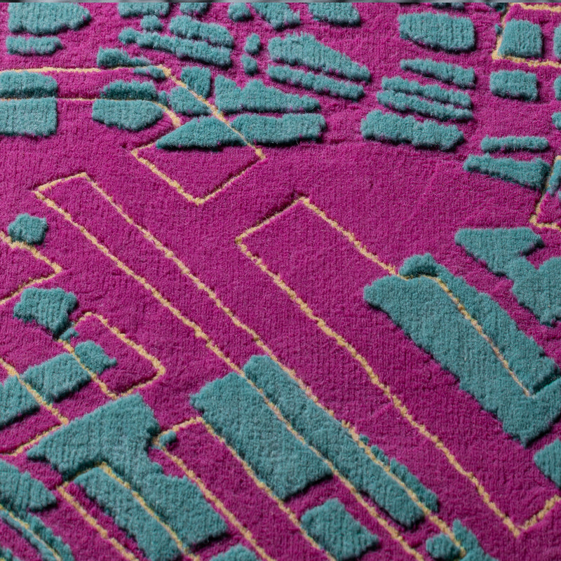 Tokyo City Rug Hand Knotted Wool
