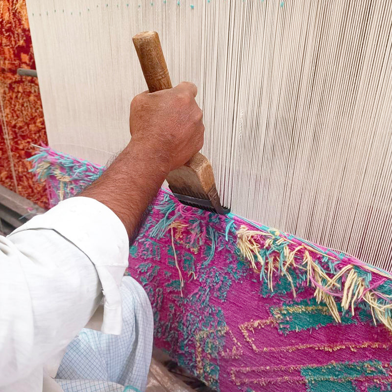 Tokyo City Rug Hand Knotted Wool