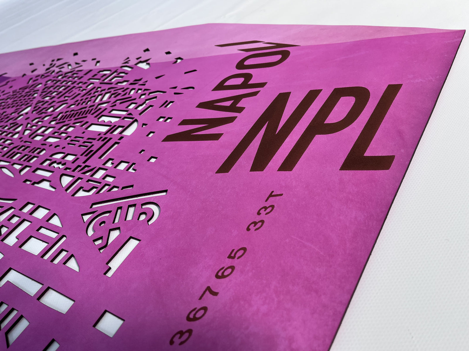 Napoli Leather city map 3D – Frank&Frank