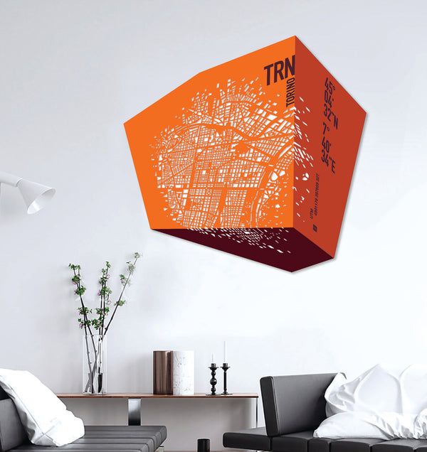 Torino 3D | H 83-W 86 cm | Limited edition